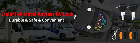 RV Door Keyless Entry with Backlit Keypad