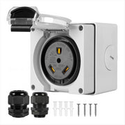 50Amp RV Power Outlet Box