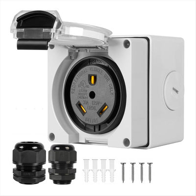 50Amp RV Power Outlet Box