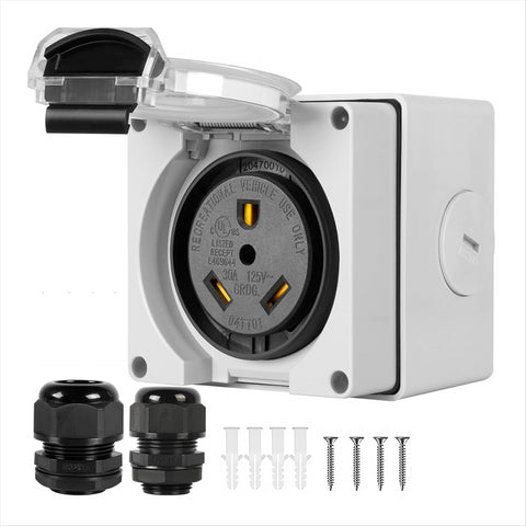 50Amp RV Power Outlet Box