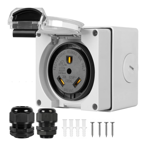 50Amp RV Power Outlet Box